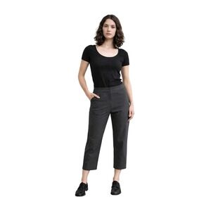 PORTO SAN FRANCISCO Gray Crop Pants Avant Garde Lagenlook Travel wear 0